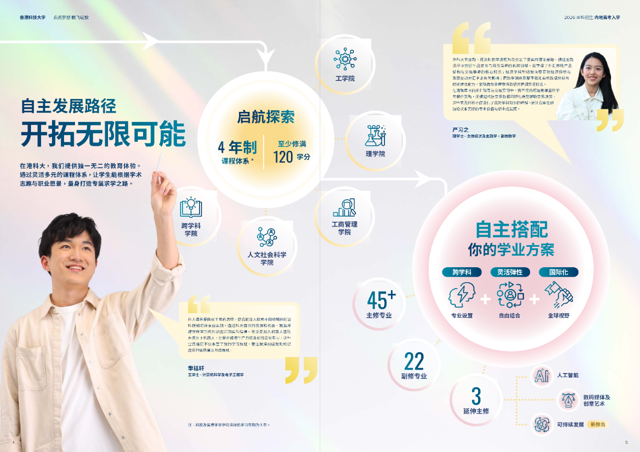 香港科技大学2026年内地本科招生简章重磅发布！